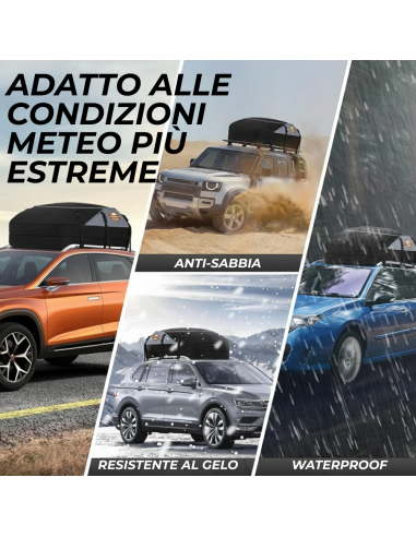 Box Tetto Auto Impermeabile 580L Universale...