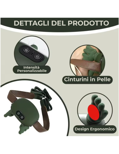 Massaggiatore Cervicale 6D Senza Fili con...