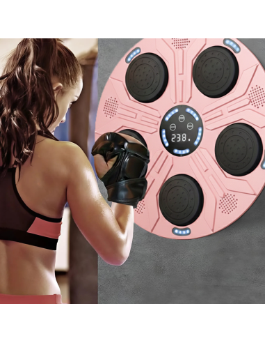 Macchina da Boxe Musicale da Parete Regolabile...