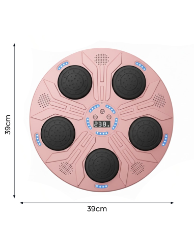 Macchina da Boxe Musicale da Parete Regolabile...