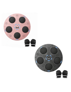 Macchina da Boxe Musicale da Parete Regolabile con Luci...