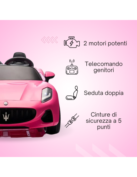 Maserati Folgore LT992 – Auto Elettrica 2 Posti per Bambini