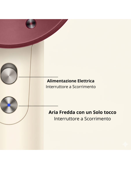 Asciugacapelli Professionale Alta Velocità Styling Rapido Diffusore e Custodia