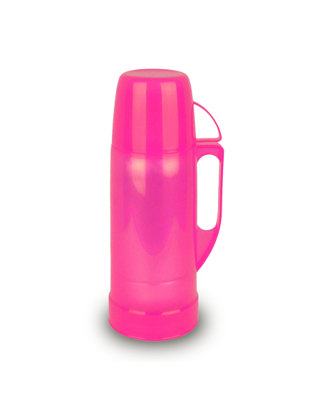 059173 Thermos per bevande welkhome rivestito in plastica colorata 750 ml