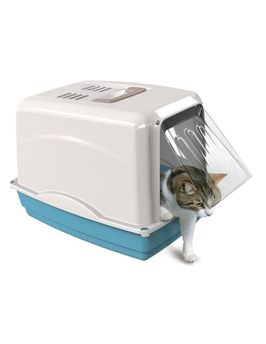 10582 Toilette per gatti VICKY porta basculante...