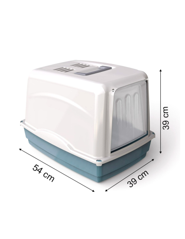 10582 Toilette per gatti VICKY porta basculante...