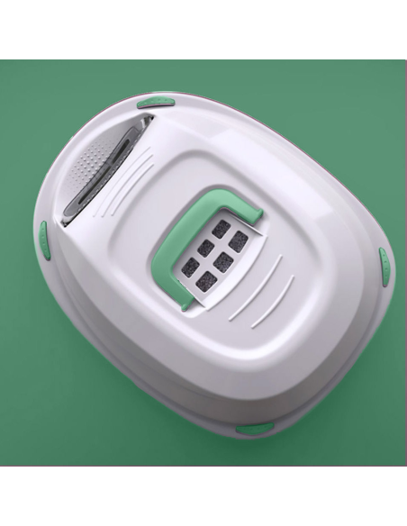 10586 Toilette per Gatti  GALAXY 45x36x31,5 cm con Sezione Pulisci Pelo