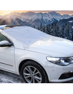 2269 Telo copriparabrezza grigio con laccetti per il...