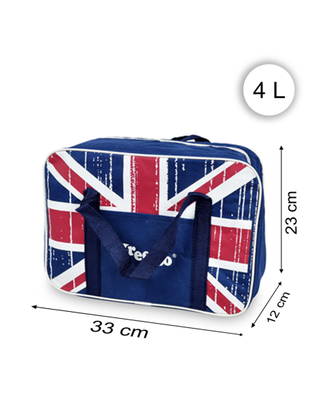 2507 Borsa termica FREE-GO bandiere dal mondo capacità 4 litri