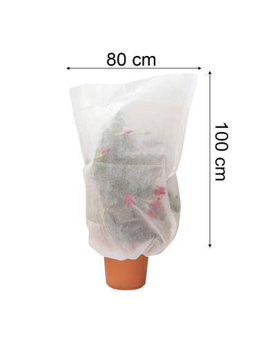 2pz Cappuccio di Protezione Pianta TNT 100X80...