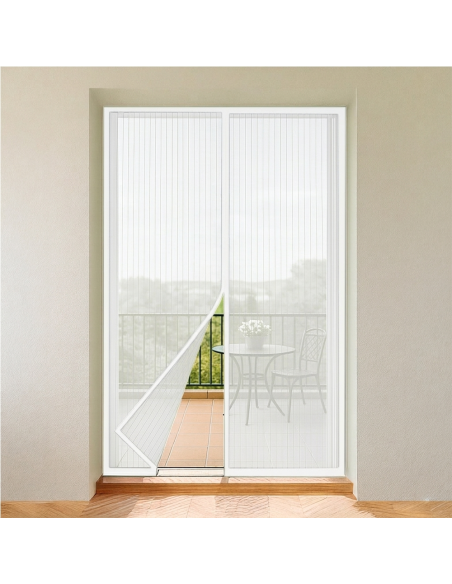 2pz Zanzariera Chiusura Magnetica Calamita 140x245 per Casa Campeggio Finestre
