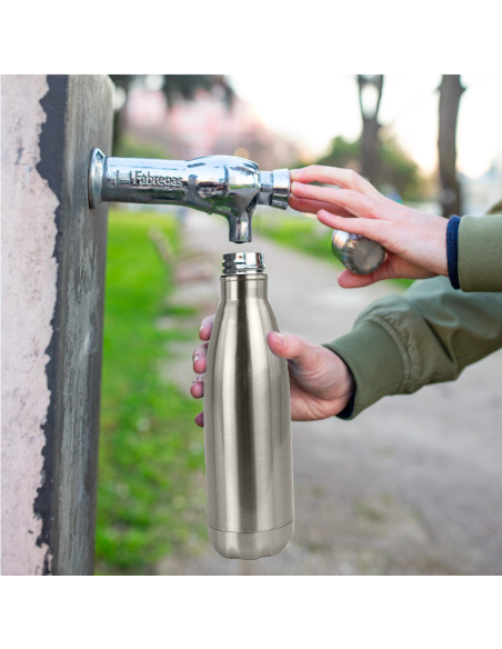 500 mL Borraccia bottiglia termica riutilizzabile in ACCIAIO 186168 Senza BPA