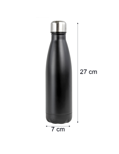 500 mL Borraccia bottiglia termica riutilizzabile in ACCIAIO 186168 Senza BPA