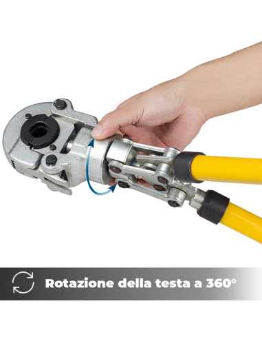 664754 Pinza pressatrice manuale per raccordi...