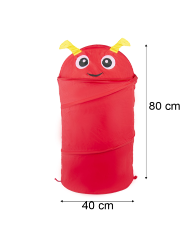 858000 Cesto portagiochi pieghevole animali...