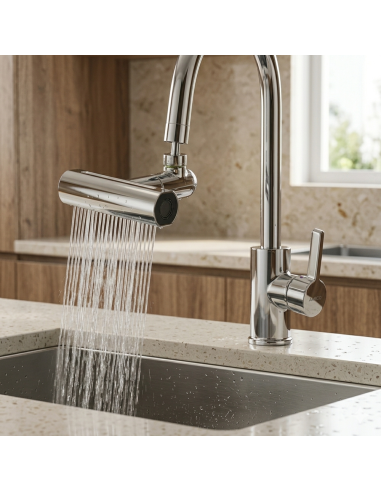 Aeratore Rubinetto Cucina Rotazione 360°...