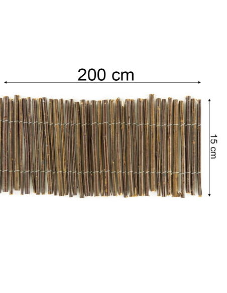 Arella felce scura perimetrale 502495 decorativa ombreggiante 200x15 cm corta