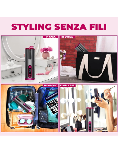 Arricciacapelli automatica Wireless 945126...