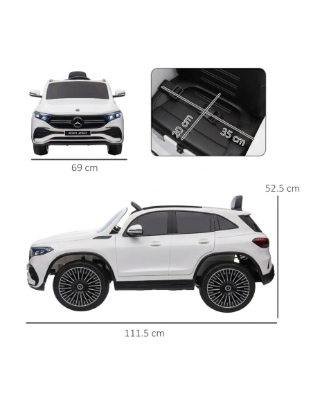 Auto Elettrica per Bambini Mercedes GLE 450 LT920 12V Telecomando MP3 Luci a Led