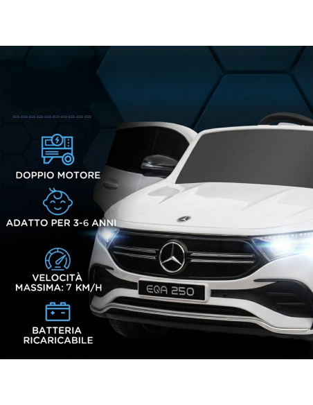 Auto Elettrica per Bambini Mercedes GLE 450 LT920 12V Telecomando MP3 Luci a Led