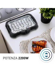 Barbecue da tavolo elettrico JORDAN griglia acciaio... 2