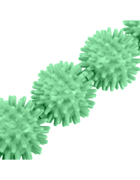 Barra massaggiatrice anti cellulite 5 sfere plastica rigida 52 cm massaggiatore