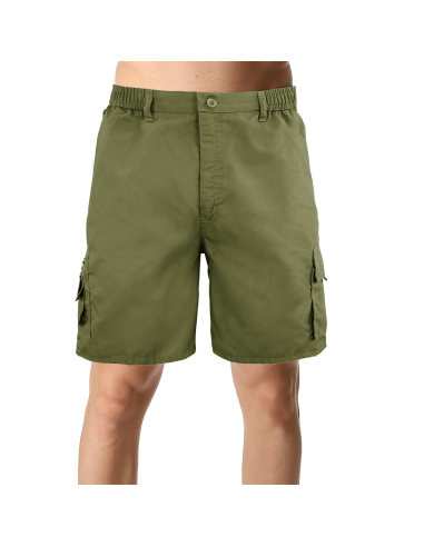 Bermuda da uomo Q186 mod. ENEA tinta unita con...