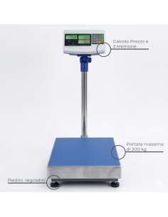 Bilancia bilico digitale elettronica professionale 300 kg 2