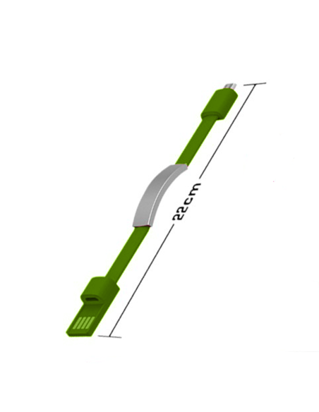 Bracciale cavo dati usb per smartphone Samsung caricabatteria in silicone unisex