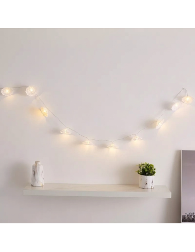 Catena Luci 10 ombrellini led da esterno 037189...