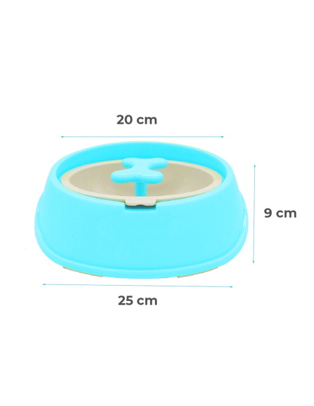 Ciotola sport per cani gatti 060360 anti-soffocamento e migliore digestione 20cm