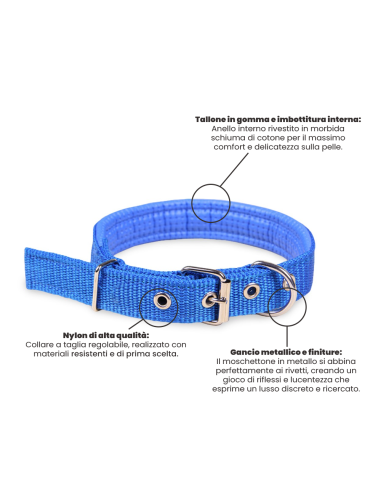 Collare in nylon Phoenix con imbottitura per...