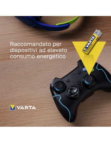 Confezione da 4 batterie mini stilo AAA Varta...
