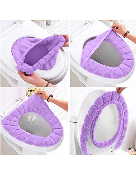 Copri Water Cuscino Per Seduta WC 4367 Calda e Antiscivolo in Microfibra