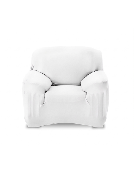 Copridivano monoposto 4351 tinta unita tessuto elastico facile da posizionare