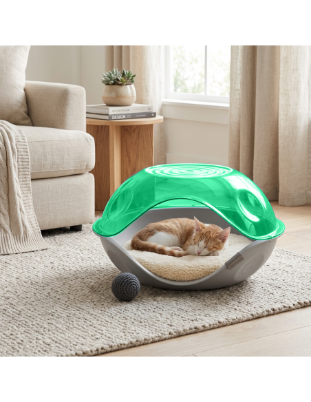 Cuccia chiusa per gatti e cani DUCK PLAIN 20104 comoda 57 x 48 x 32 cm