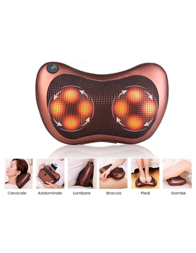 Cuscino Massaggiatore Elettrico Collo Schiena...