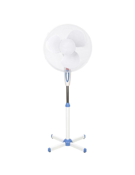 DGSUMMER Ventilatore piantana pala 40cm 3 velocità potenza 45W 130h cm con luce