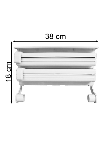 Dispenser TRIPLE 870592 da parete alluminio...