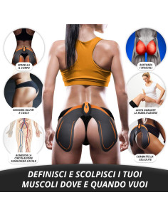 Elettrostimolatore glutei Perfect Hips 857930 portatile... 2
