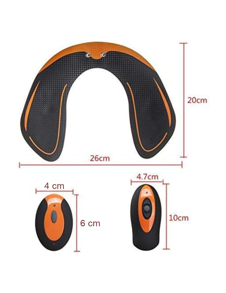 Elettrostimolatore glutei Perfect Hips 857930 portatile senza fili 15 livelli