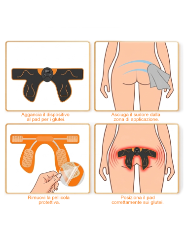 Elettrostimolatore glutei Perfect Hips 857930...