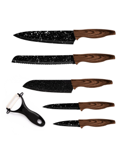 Set 5 Coltelli e Pelapatate da Cucina Professionali in... 2