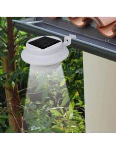 Faretto led 4370  con pannello solare da esterno funziona a batterie 2