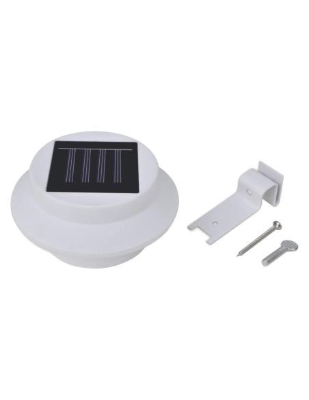 Faretto led con pannello solare 3 watt 3 led 4370 da esterno segnapasso batteria