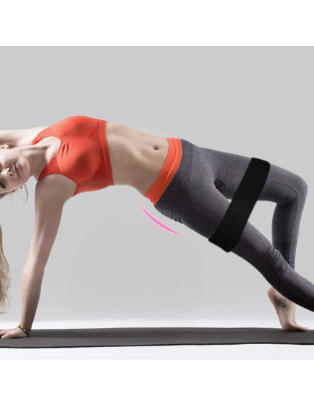Fascia di resistenza in Nylon art. 784040 per allenamento fitness gambe glutei