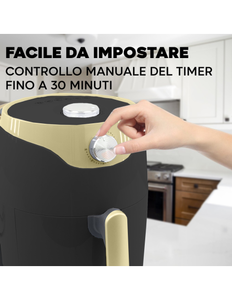 Friggitrice ad Aria AF501 fino a 200°C MyIdea Capienza 5,5 LT Potenza 1350W