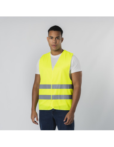 Gilet Catarifrangente Alta Visibilità Unisex -...