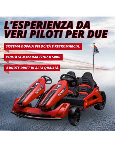 Go-Kart Elettrico per Bambini a Batterie LT951...