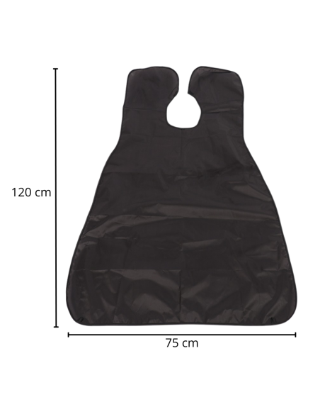 Grembiule mantella 177890 raccogli peli per barba con ventose